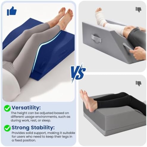 Elevation Pillows for Leg After Surgery, Adjustable Wedge Pillow - Image 7
