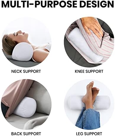 Utopia Bedding Bolster Pillow Inserts, 6x16 Neck Roll Pillow, 2 Pack - Image 4