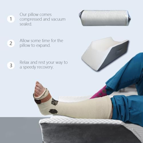 BlissfulNest Leg Elevation Pillow Leg Wedge Pillow - Image 6