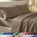 California Design Den Soft 100% Cotton Sateen Cal King Bed Sheets Set by CaliforniaDesignDen