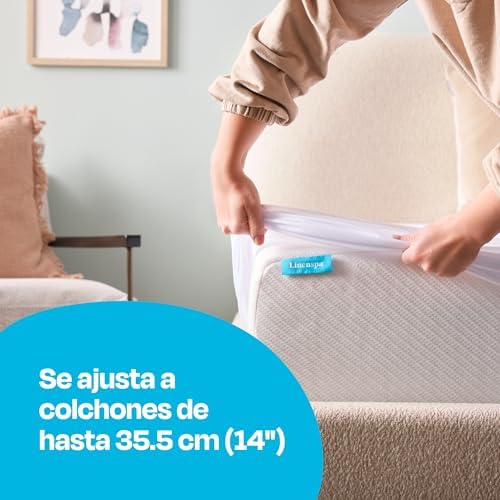 Linenspa Waterproof Mattress Protector, King Size – Fitted Sheet Style - Image 4