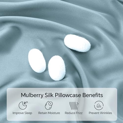 INFIIXSO Mulberry Silk Pillow Cases Standard Size - Image 2