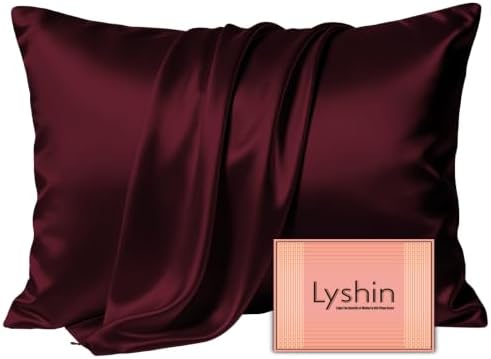 LYSHIN Silk Pillow Cases Standard Size by LYSHINSILKPILLOWCASES