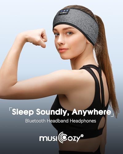 MUSICOZY Sleep Headphones Bluetooth Headband Headphones - Image 3