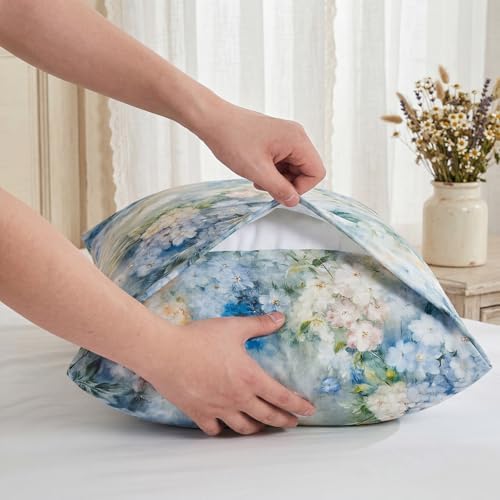 Bedorm 100% Cotton Pillowcases Standard Size Pillow Cases Set of 2 Soft & - Image 5