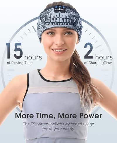 MUSICOZY Sleep Headphones Bluetooth Headband Headphones - Image 4