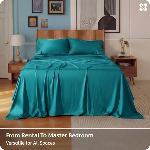 Bedsure PureWoven Rayon Derived from Bamboo, California King Sheet Sets - Image 5