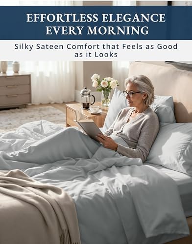 LANE LINEN California King Size Sheets Set 100% Egyptian Cotton - Image 5