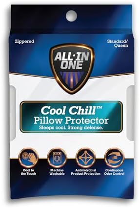 All-in-One Cool Chill Standard Size Pillow Protectors by Bed+Bug+Blocker