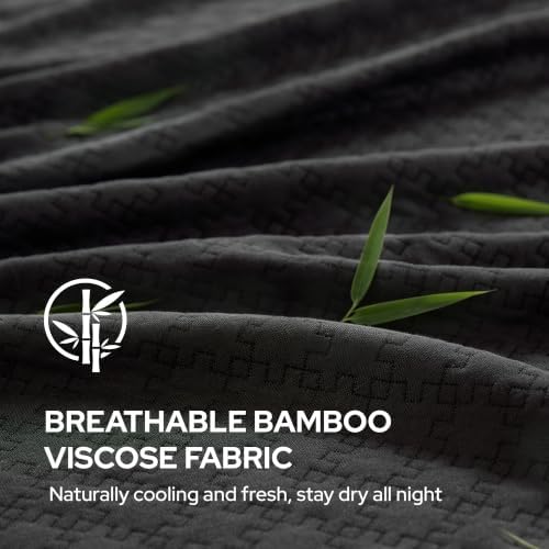 BEDLORE Twin Mattress Pad Cover, Cooling Bamboo Viscose Mattress Topper - Image 5