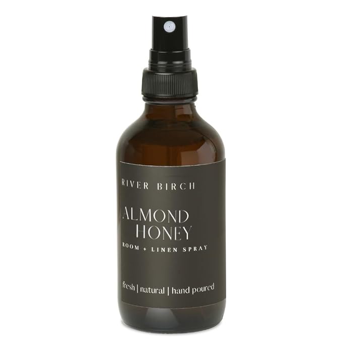 River Birch Almond Honey Scented Linen and Room Spray | Home Fragrance | 4 oz by RiverBirch