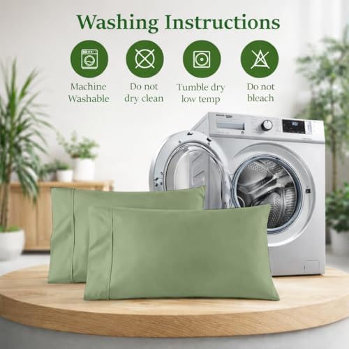 Cotton Delight 100% Organic Cotton King Pillowcases Set of 2 – 600 Thread Count - Image 6