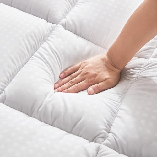 Mattress Pad - Soft and Breathable Mattress Protector Cover - Pillow Topper - Image 5