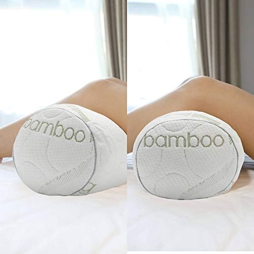 Kingnex Bolster Roll Pillow for Sleeping on Back or Side Under Knee to Relief - Image 7