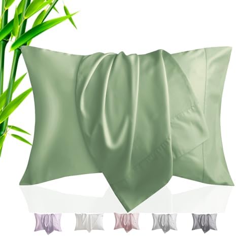 TELUS Pillow Cases King Size 2 Pack, Bamboo Rayon & Lyocell Pillowcase by TELUS