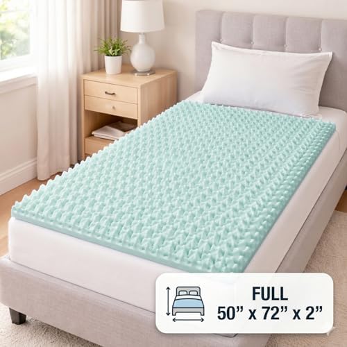 DMI Foam Mattress Topper, Egg Crate Foam Pad, Mattress Pad and Bed Topper - Image 2