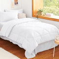 CozyLux Twin Comforter Set 68"x88" White by CozyLux