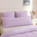 XeGe Luxury Bubble Fluffy Faux Rabbit Fur Body Pillow Cover 20x54 by XeGe