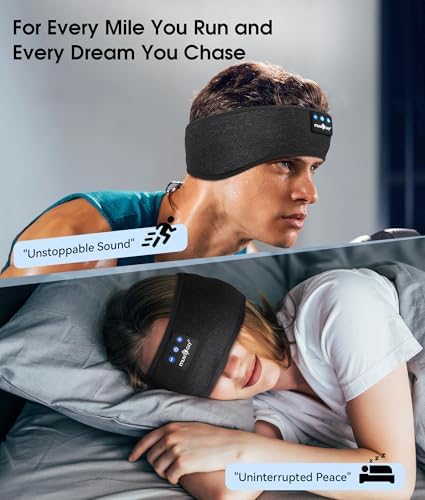 MUSICOZY Bluetooth 5.4 Sleep Headphones Headband Sports Wireless Audio - Image 2