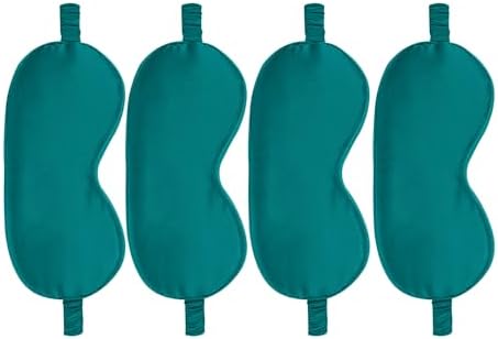 4PACK Sleep Masks Satin Eye Mask Silk Eyes Cover Silky Blindfold Blackout by WJingYiJia