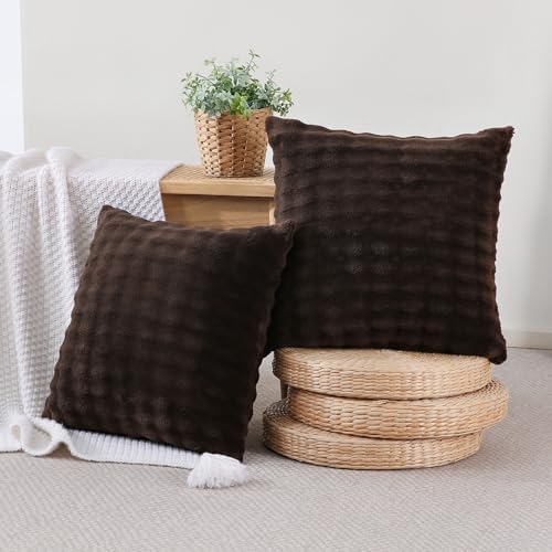 SOCHOW Decorative Throw Pillow Covers 18x18 Inches Set of 2 - Image 2