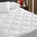 Quilted Mattress Pad Pillow Top Mattress Cover Protector Cooling Soft by WQSPRING