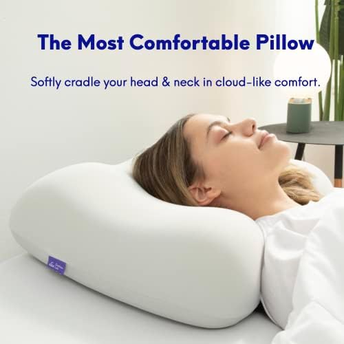 C CUSHION LAB Deep Sleep Pillow, Patented Ergonomic Contour Design - Image 2