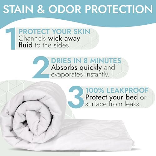 Epica Incontinence Bed Pads Washable Waterproof, USA Made - Image 5