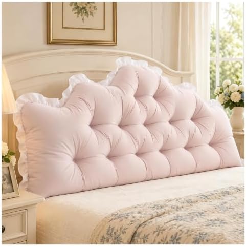College Dorm Rectangular Long Bolster Backrest Pillow, Dorm Headboard Pillow by Unknown