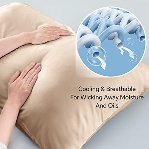 BEDELITE Cooling Pillow Cases Queen 2Pcs, Rayon Made from Bamboo - Image 3
