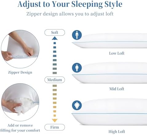 YZ HOME Full Body Pillow Insert -Large Long Bed Pillow - Image 6