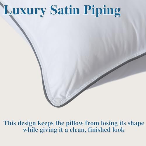 Goose Down Fiber Throw Pillow Insert Set of 2 - Image 2