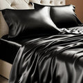 BEDELITE Satin Sheets California King Size Bed Set, 4 Pieces by BEDELITE