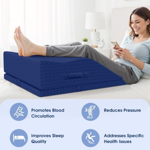 Elevation Pillows for Leg After Surgery, Adjustable Wedge Pillow - Image 3