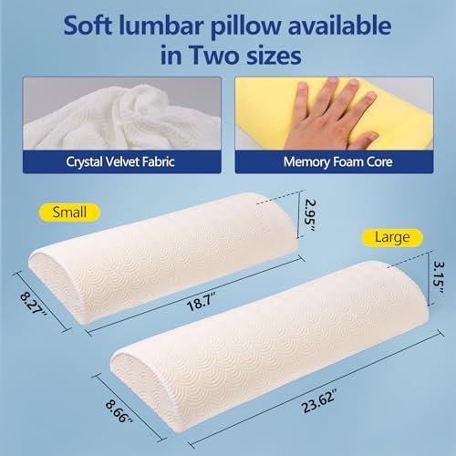 Cozyhealth - 2.95" H*18.7" L - Soft Small Lumbar Pillow - Image 2