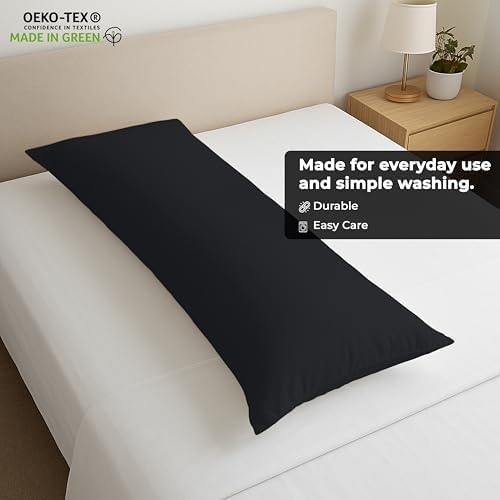 ROYALE LINENS Microfiber Body Pillow Cover - Image 6