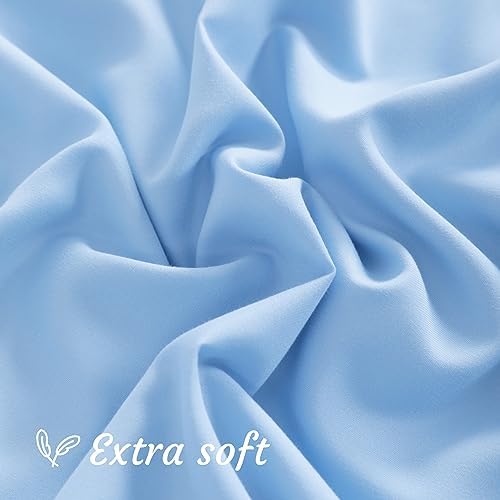 NTBAY Toddler Microfiber Pillowcases, Sky Blue - Image 5