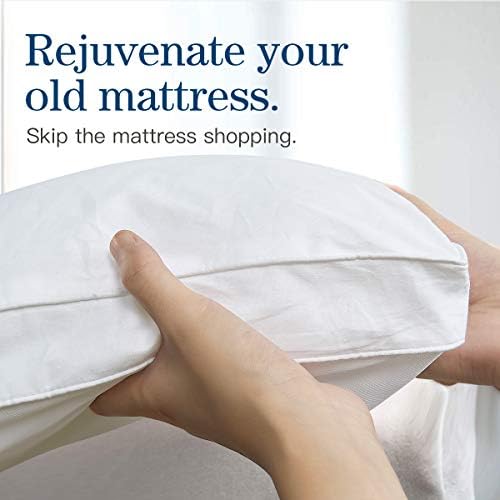COONP Full Mattress Topper, Cotton Extra Thick Pillow Top Mattress Pad - Image 5