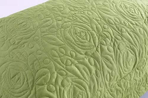 MarCielo 2-Piece Embroidered Pillow Shams, King Decorative Microfiber Pillow - Image 5