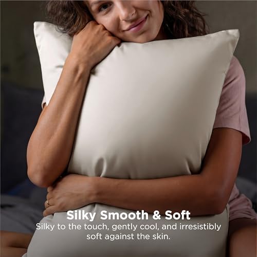 Bedsure Cooling Pillow Cases Queen Size Set of 2 - Image 4
