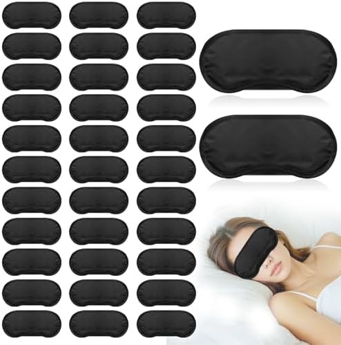 40 Pcs Eye Mask Sleep Masks Bulk Blindfolds by lipetol