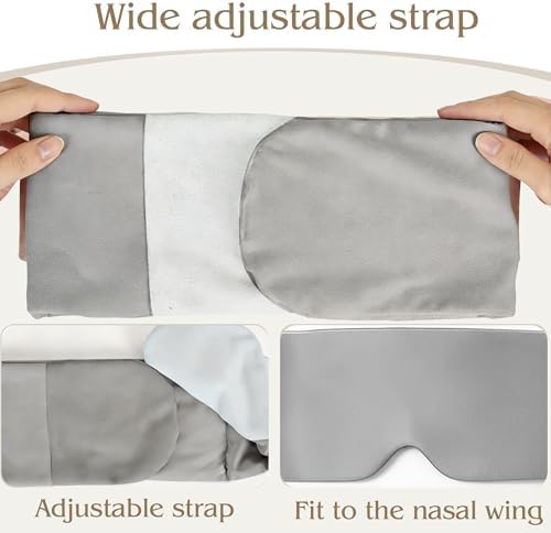 Weighted Sleep Mask for Side Sleepers, 100% Blackout Eye Mask for Sleeping - Image 6