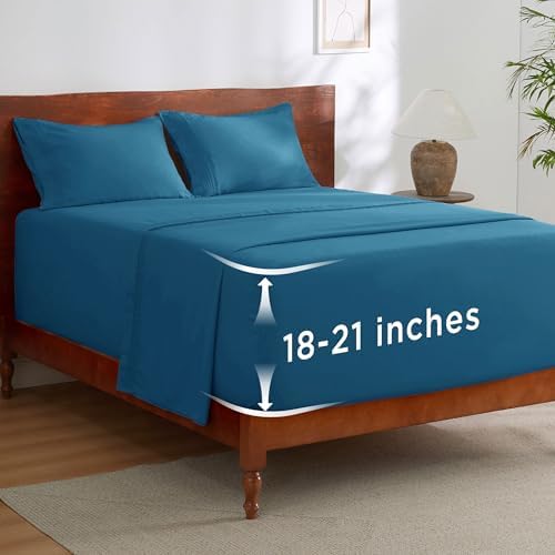 Bedsure Deep Pocket Full Size Bed Sheets Set by BEDSURE