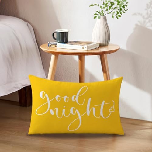 Bedding Decorative Lumbar Pillowcases Sweet Dreams Good Night Cushion Covers - Image 3