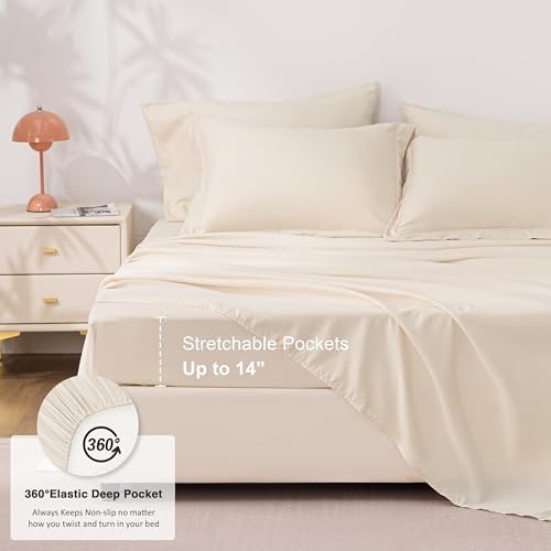 Love's cabin Twin Comforter Set Beige, 5 Pieces Twin Bed in a Bag, All Season - Image 6