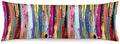 Rainbow Color Body Pillow Cover, Long Pillowcase by DAOPUDA