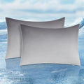 LUXEAR 2 Pack Cooling Pillow Cases, Gradient Gray by Luxear