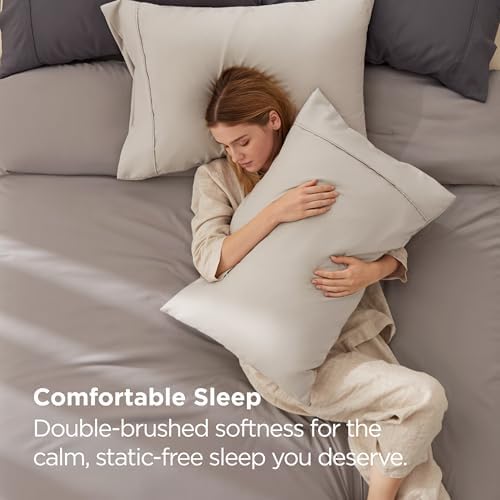 Bedsure Pillow Cases Standard Size Set of 2 - Image 3