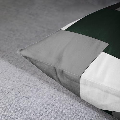 Emvency Throw Pillow Covers Set of 2, 18 x 18 Inch, Dark Green - Image 6