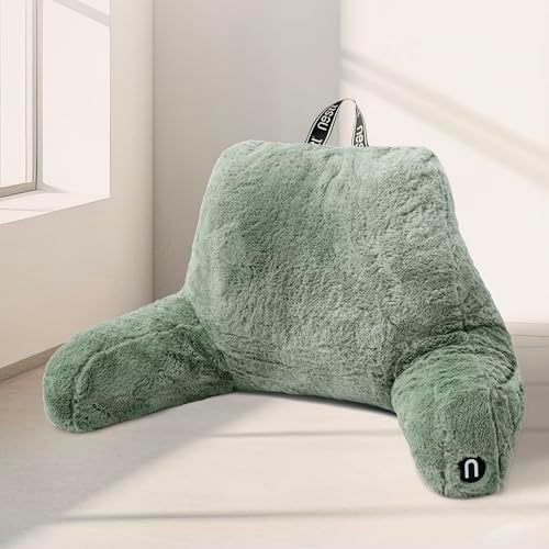 Nestl Fur Reading Pillow, Stylish Back Pillow by Nestl